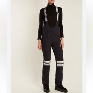 Perfect Moment Women's Black Isola Suspender Kick-flare Ski Pants Large